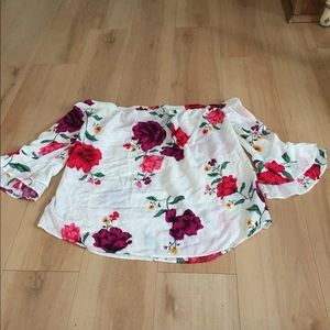 Off the shoulder shirt